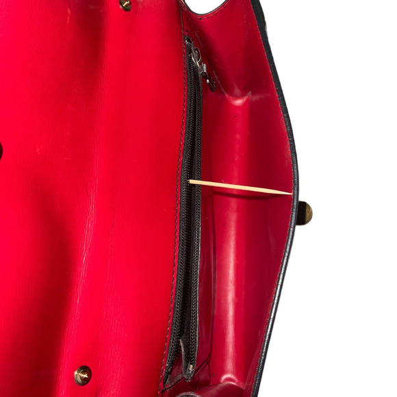 LOUIS VUITTON Red Epi Arsch Shoulder Bag 2Way clutch Red - Picture 11 of 16